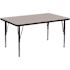 Carnegy Avenue Gray Rectangular Activity Tables