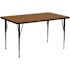Carnegy Avenue Oak Rectangular Activity Tables