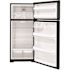 GE ENERGY STAR 17.5 Cu. Ft. Top-Freezer Black Refrigerator