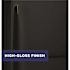 GE ENERGY STAR 17.5 Cu. Ft. Top-Freezer Black Refrigerator