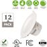 Simply Conserve 6 in. Canless 3000K New Construction or Remodel IC Rated Integrated LED Recessed Kit (12-Pack)