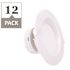 Simply Conserve 6 in. Canless 3000K New Construction or Remodel IC Rated Integrated LED Recessed Kit (12-Pack)