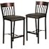 Carnegy Avenue 30.5 in. Walnut Bar Stool (2-pack)