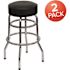 Carnegy Avenue 30.25 in. Black Bar Stool (2-pack)