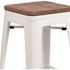 Carnegy Avenue 24 in. White Bar Stool (4-Pack)