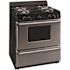 Premier 30 in. 3.91 cu. ft. Recessed Gas Range in. Stainless Steel 4-Burner with Power Cord