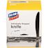 Dixie Medium-Weight Black Disposable Polystyrene Plastic Knives, Utensils (6 Boxes at 90 Per Box)