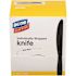 Dixie Medium-Weight Black Disposable Polystyrene Plastic Knives, Utensils (6 Boxes at 90 Per Box)