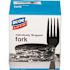 Dixie Medium-Weight Black, Polystyrene Disposable Plastic Forks & Sporks,( 6 Boxes at 90 Per Box)
