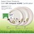 Dixie 6 7/8 In. Medium Weight , Pathways, Disposable Paper Plates (500 Plates Per Case)