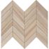 MSI Havenwood Dove Chevron 12 in. x 15 in. x 0.31 in. Matte Porcelain Mesh-Mounted Mosaic Tile (10 sq. ft./Case)