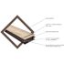 A&A Surfaces Rustic Pecan 12 MIL x 7 in. x 48 in. Waterproof Click Lock Luxury Vinyl Plank Flooring (1307.35 sq. ft./pallet)