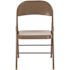 Carnegy Avenue Beige Metal Folding Chair (4-Pack)