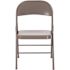 Carnegy Avenue Gray Metal Folding Chair (4-Pack)