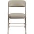 Carnegy Avenue Gray Vinyl/Gray Frame Metal Folding Chair (2-Pack)