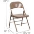 Carnegy Avenue Beige Metal Folding Chair (2-Pack)