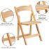 Carnegy Avenue Natural Wood Folding Chair (2-Pack)
