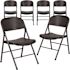 Carnegy Avenue Black Metal Folding Chair (6-Pack)