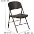 Carnegy Avenue Black Metal Folding Chair (2-Pack)