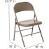 Carnegy Avenue Gray Metal Folding Chair (2-Pack)