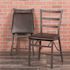 Flash Furniture Brown Metal Folding Chair (2-Pack)