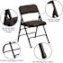 Flash Furniture Black Patterned Metal Folding Chair (2-Pack)