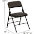 Flash Furniture Black Patterned Metal Folding Chair (2-Pack)