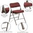 Flash Furniture Burgundy Metal Folding Chair (2-Pack)