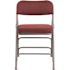 Flash Furniture Burgundy Metal Folding Chair (2-Pack)