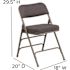 Flash Furniture Gray Metal Folding Chair (2-Pack)