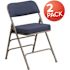 Flash Furniture Navy Metal Folding Chair (2-Pack)