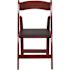 Flash Furniture Mahogany Wood Folding Chair (4-Pack)