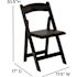 Flash Furniture Black Wood Folding Chair (4-Pack)