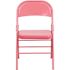 Flash Furniture Bubblegum Pink Metal Folding Chair (4-Pack)