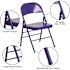 Flash Furniture Cobalt Blue Metal Folding Chair (4-Pack)