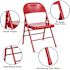 Flash Furniture Red Metal Folding Chair (4-Pack)