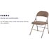 Flash Furniture Gray Metal Folding Chair (4-Pack)