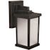 LiteCo Black Craftsman Style Outdoor Wall Mount Lantern