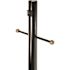 LiteCo 7 ft. Direct Burial Post With Crossarm and Photo Control