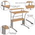 Flash Furniture 28 in. Rectangular Maple Computer Desks with Storage
