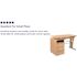 Carnegy Avenue 47.25 in. Maple Rectangular 3 -Drawer Computer Desk with Keyboard Tray