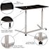 Carnegy Avenue 37.4 in. Rectangular Black/Silver Standing Desks with Adjustable Height
