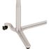 Carnegy Avenue 37.4 in. Rectangular Dark Wood Grain/Silver Standing Desks with Adjustable Height