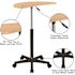 Carnegy Avenue 25.5 in. U-Shaped Maple/Black Laptop Desks with Adjustable Height