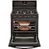 Frigidaire 30 in. 5.0 cu. ft. 5-Burner Gas Range with Manual Clean in Black