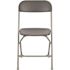 Carnegy Avenue Hercules Series Gray Metal 650 lb. Weight Capacity Lightweight Event Folding Chair (Set of 10)