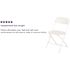 Carnegy Avenue Hercules Series White Metal 650 lb. Weight Capacity Lightweight Event Folding Chair (Set of 10)