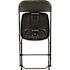 Carnegy Avenue Hercules Series Black Metal 650 lb. Weight Capacity Lightweight Event Folding Chair (Set of 10)