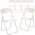 Carnegy Avenue White Metal Folding Chair (Set of 6)