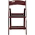 Carnegy Avenue Red Mahogany Resin Folding Chair (Set of 4)